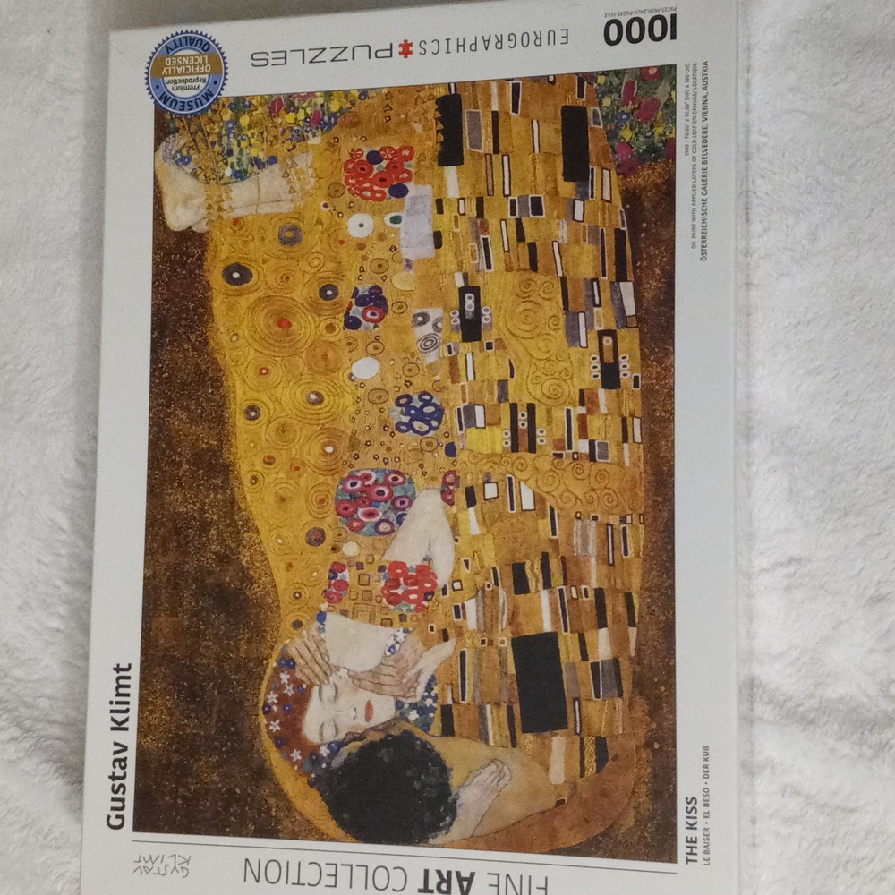 Gustav Klimt 'The Kiss' puzzle